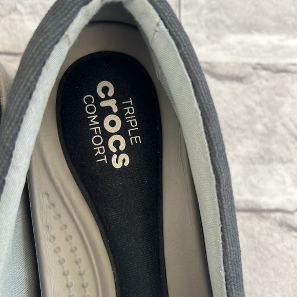 Crocs Walu slip ons/loafers blue size 11 - Picture 3 of 7